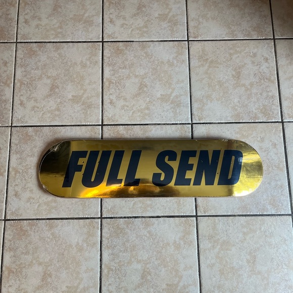 Full Send Foil Printed Skateboard Deck - Picture 3 of 4